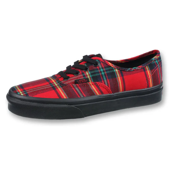 VANS UA Authentic (PLAID MIX) Černá 36